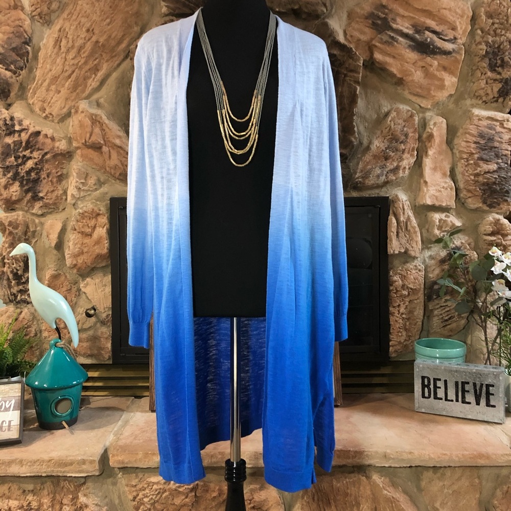 Ombré Duster Sweater